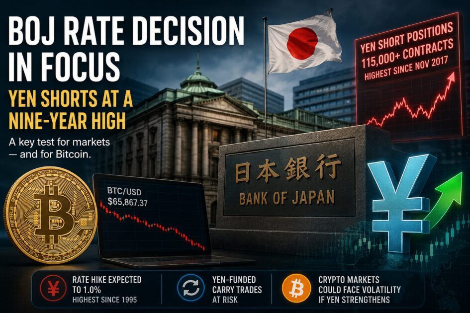 Bitcoin Traders Focus on BOJ Rate Decision